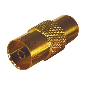 Разъем антенный Мама Rexant 05-2303-1 Male TV - Female TV Gold (1 штука)