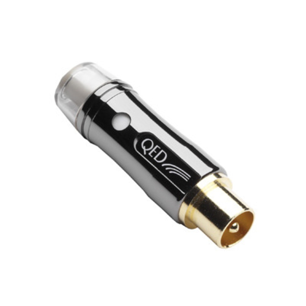 Разъем антенный Папа QED (P-QEDPARM/10) Performance Aerial Male Plug Clear