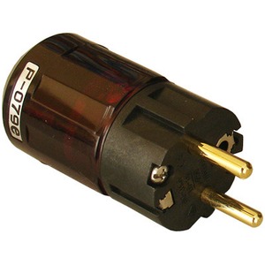 Разъем EU Schuko Ultimate Audio P-079e Red