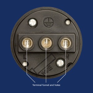 Разъем EU Schuko Wattgate 390i AG Blue