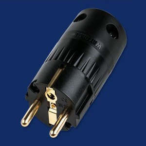 Разъем EU Schuko Wattgate 390 AU evo Black