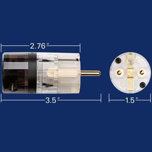 Разъем EU Schuko Wattgate 390 AU evo Clear
