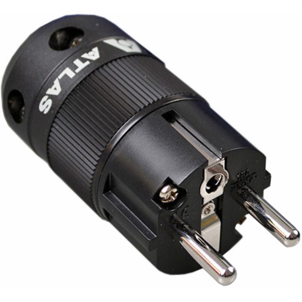 Разъем EU Schuko Atlas Cables Schuko Power Plug Rhodium