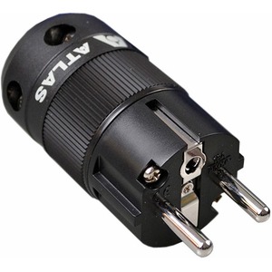 Разъем EU Schuko Atlas Cables Schuko Power Plug Rhodium