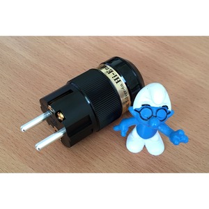 Разъем EU Schuko IeGO Ti-2400M 8065 BK (Tu)