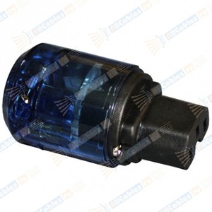 Разъем IEC C15 Ultimate Audio C-037 Blue