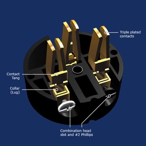 Разъем IEC C15 Wattgate 350i AU Black