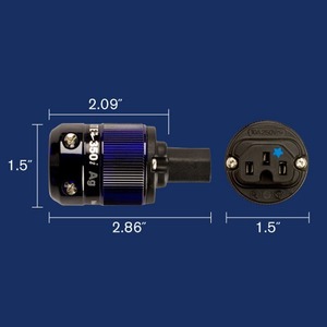 Разъем IEC C15 Wattgate 350i RH Black