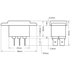 Терминал IEC Oyaide Power Inlet PP