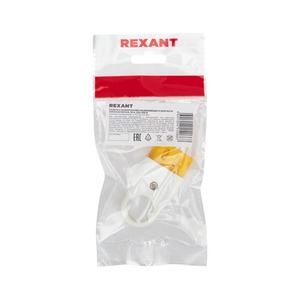 Розетка Rexant 11-8526 разборная без з/к 10А плоская белая