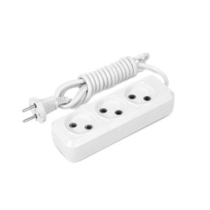Удлинитель электрический Rexant 11-2251 Удлинитель 3 гнезда 1.5м б/з STANDART белый