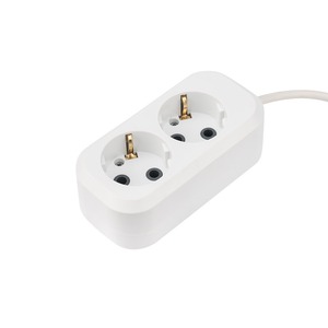 Удлинитель PROconnect 11-7202 2 гнезда, 3 м, 3х0.75 мм, с/з, белый