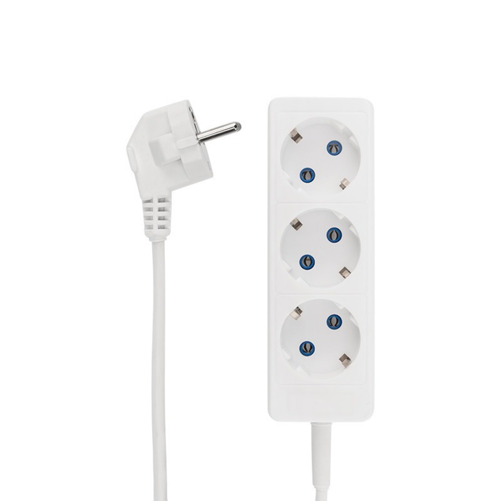 Удлинитель PROconnect 11-7208 3 гнезда, 10 м, 3х0.75 мм, с/з, белый