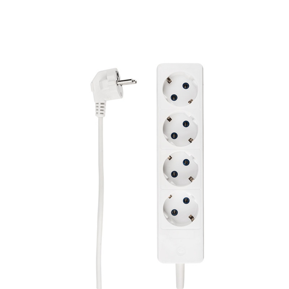 Удлинитель PROconnect 11-7217 OPTIMA 4 гнезда, 1.5 м, 2х0.75 мм, б/з, белый