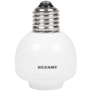Переходник электрический Rexant 10-6016 Цоколь для лампочки, с пультом дистанционного управления