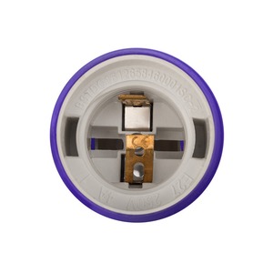 Переходник электрический Rexant 11-8887 Патрон E27 силиконовый со шнуром 1м фиолетовый
