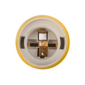 Переходник электрический Rexant 11-8889 Патрон E27 силиконовый со шнуром 1м желтый