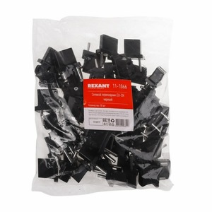 Сетевой переходник Rexant 11-1066 EU-CN черный (50 штук)