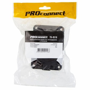 Розетка штепсельная одноместная  влагозащищенная PROconnect 78-0510 с/з переносная16 А IP44