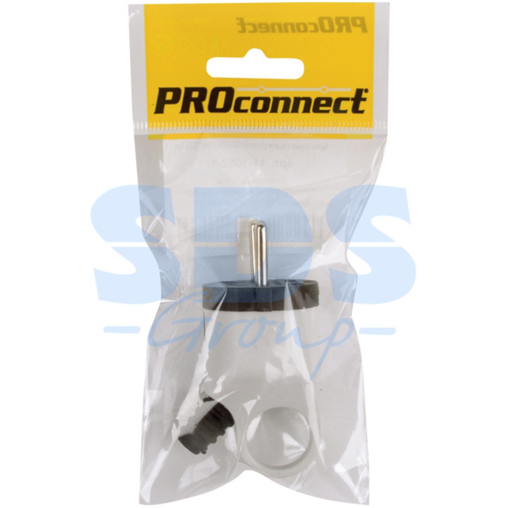 Вилка электрическая PROconnect 11-1052-1 Вилка угловая с ушком (кольцом) с/з белая 16А