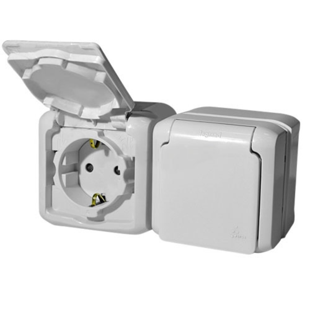 Розетка силовая Legrand 782353 Quteo