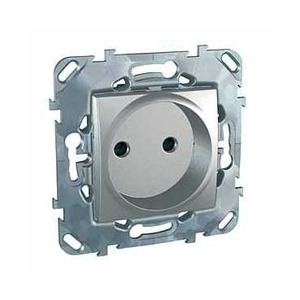 Розетка силовая Schneider Electric Unica Top Розетка 1-ая б/з с защитными шторками винт. зажим (MGU5.033.30ZD)
