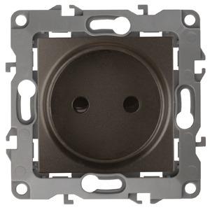 Розетка силовая ЭРА 12-2105-13 2P, 16АХ-250В, Эра12, бронза