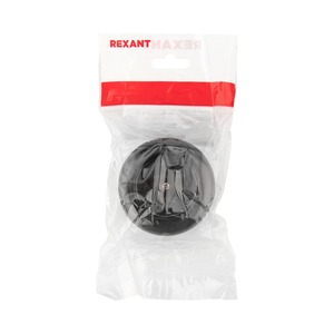 Розетка силовая Rexant 11-8980 Розетка штепсельная карболитовая открытой установки б/з 16 А, черная