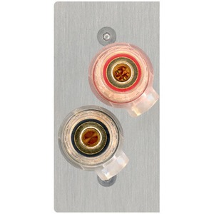 Розетка для акустических систем Inakustik 00980107026 Premium AV Blende LS-TERMINAL 70x35 mm