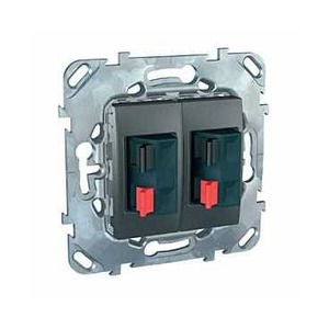 Розетка аудио/видео Schneider Electric Unica Top Аудиорозетка 2-ая (MGU5.8787.12ZD)