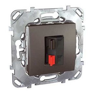 Розетка аудио/видео Schneider Electric Unica Top Аудиорозетка 1-ая (MGU5.486.12ZD)