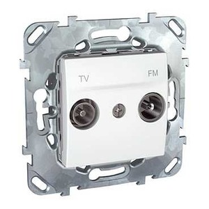 Розетка TV Schneider Electric Unica Розетка TV-FM оконечная (MGU5.452.18ZD)