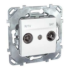 Розетка TV Schneider Electric Unica Розетка TV-FM единственная (MGU5.451.18ZD)