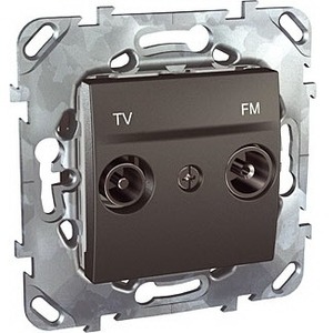 Розетка TV Schneider Electric Unica Top РозеткаTV-FM единственная (MGU5.451.12ZD)