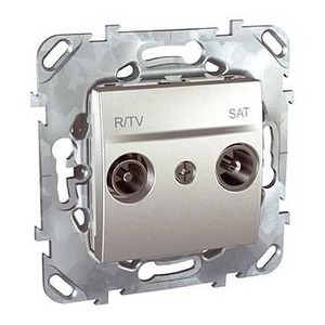 Розетка TV Schneider Electric Unica Top Розетка TV-SAT проходная (MGU5.456.30ZD)