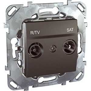 Розетка TV Schneider Electric Unica Top Розетка TV-SAT оконечная (MGU5.455.12ZD)