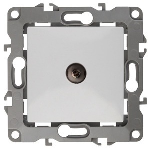 Розетка TV ЭРА 12-3101-01 TV одиночная, Эра12, белый