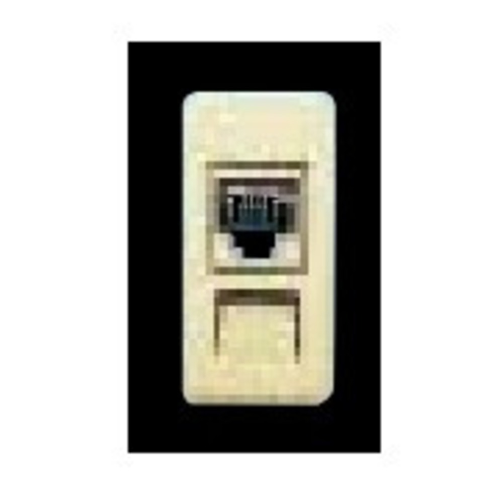 Розетка RJ 45 и телефон Fede Мех Розетка телефонная 1-я RJ11 1 мод (FD16082-A)