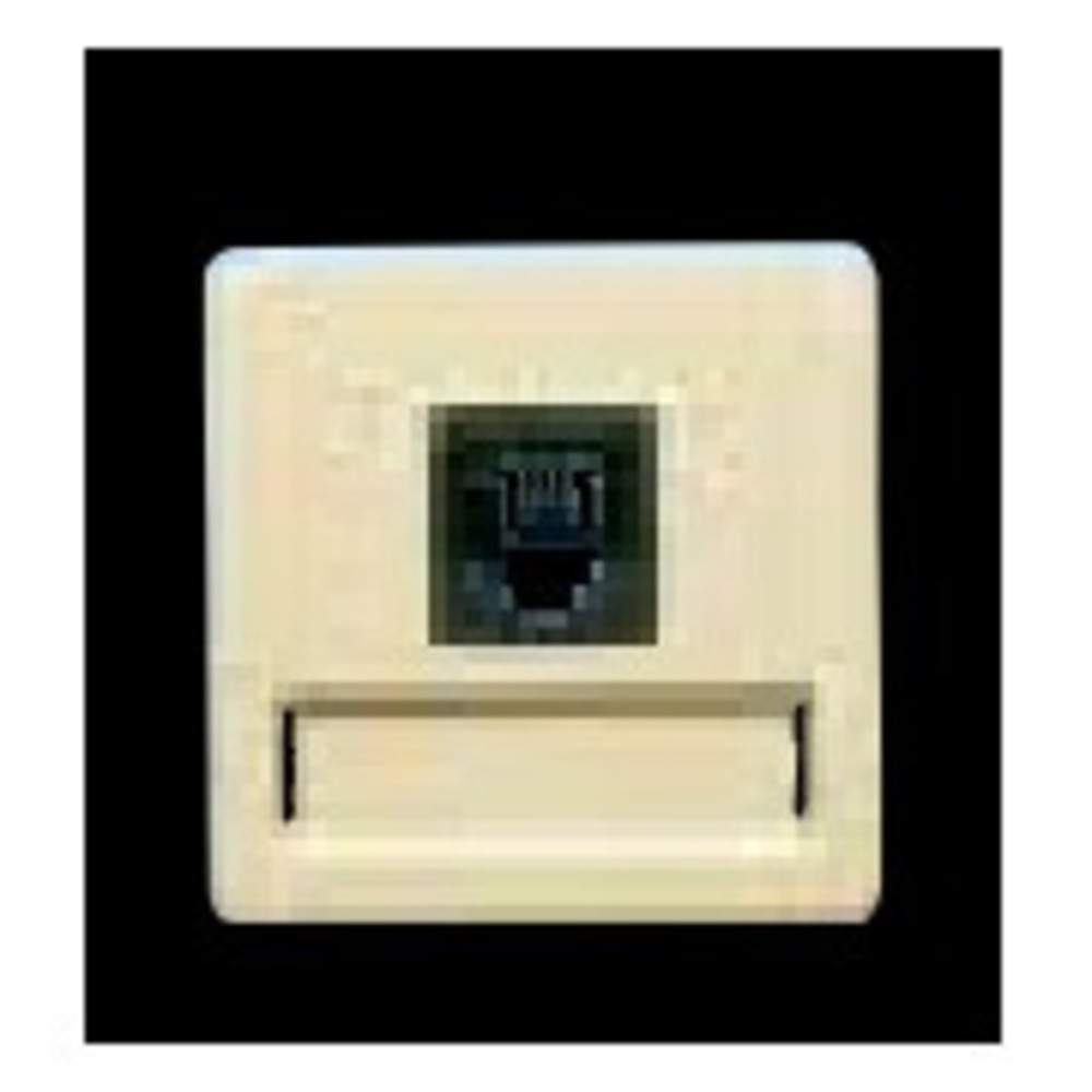 Розетка RJ 45 и телефон Fede Мех Розетка телефонная 1-я RJ11 2 мод (FD17082-A)