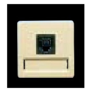 Розетка RJ 45 и телефон Fede Мех Розетка телефонная 1-я RJ11 2 мод (FD17082-A)
