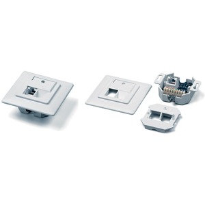 Розетка RJ-45 Hyperline SB-GTF1-8P8C-C5E-WH