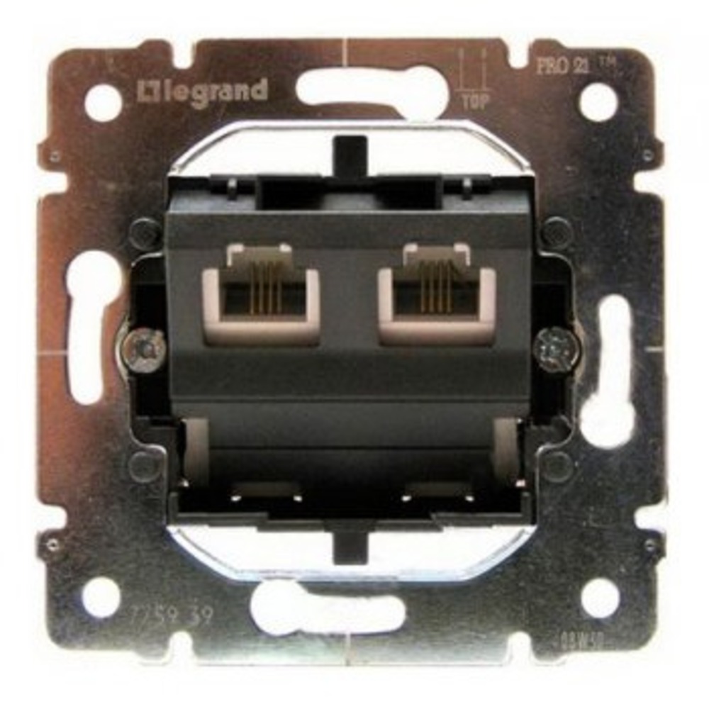 Розетка RJ 45 и телефон Legrand 775939 Galea Life