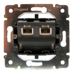 Розетка RJ 45 и телефон Legrand 775939 Galea Life