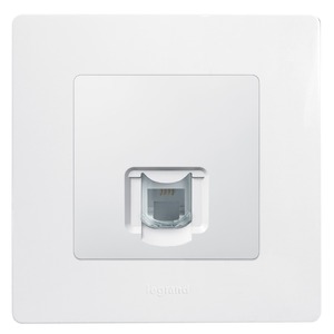 Розетка RJ 45 и телефон Legrand 672240 Etika