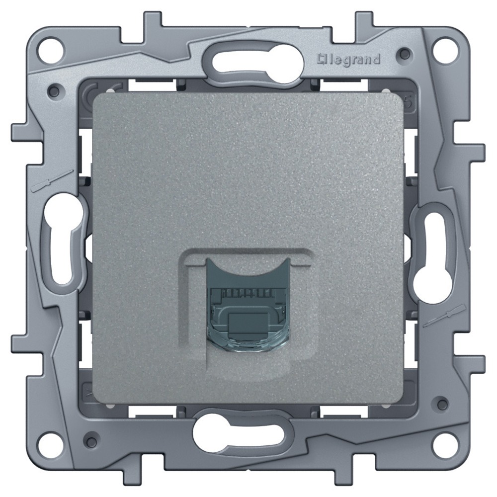 Розетка RJ 45 и телефон Legrand 672453 Etika