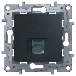 Розетка RJ 45 и телефон Legrand 672653 Etika