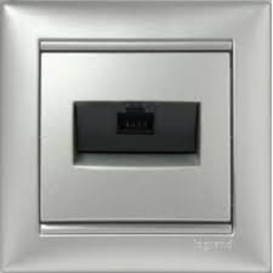 Розетка RJ 45 и телефон Legrand 770242 Valena