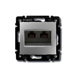 Розетка RJ 45 и телефон Legrand 770139 Valena