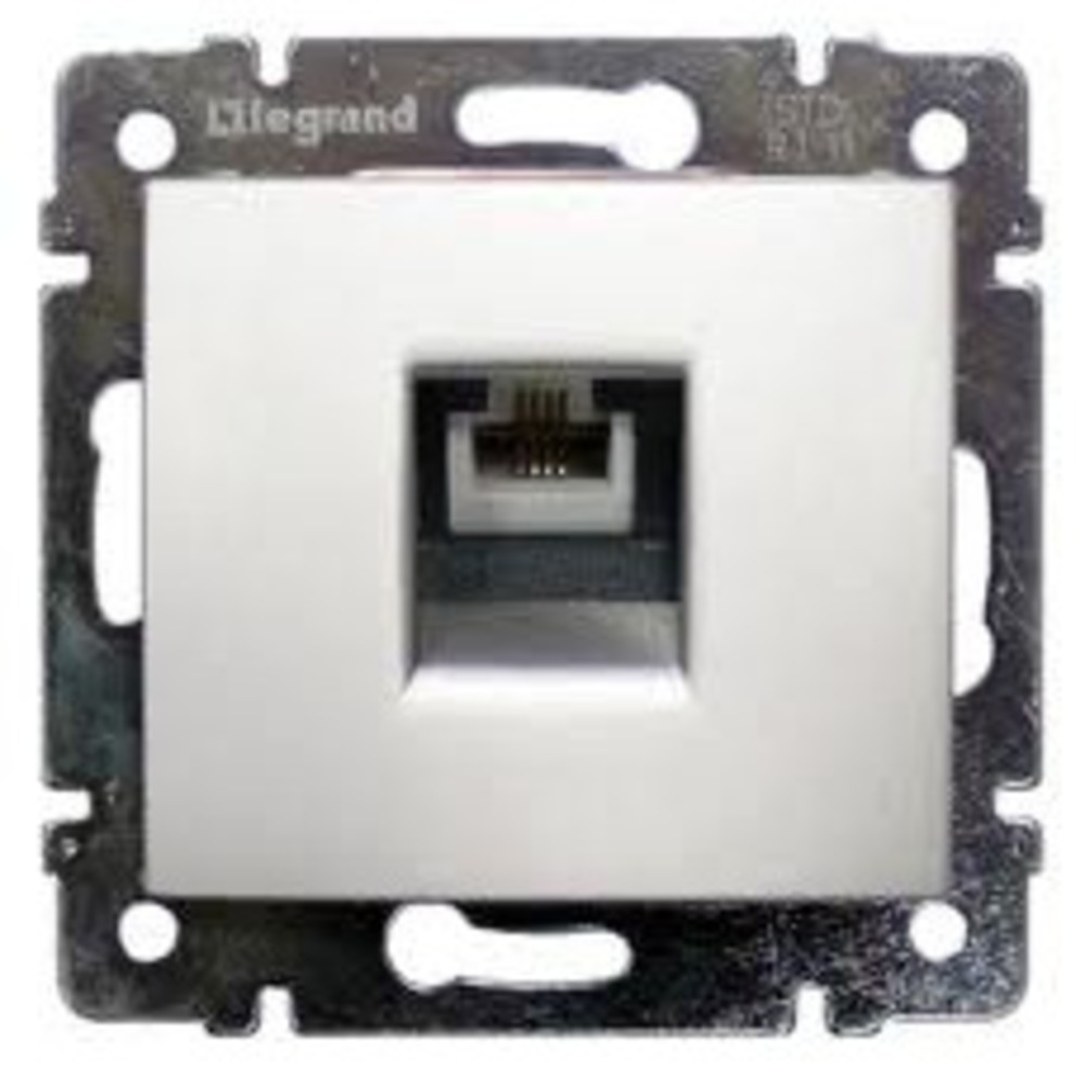Розетка RJ 45 и телефон Legrand 770141 Valena