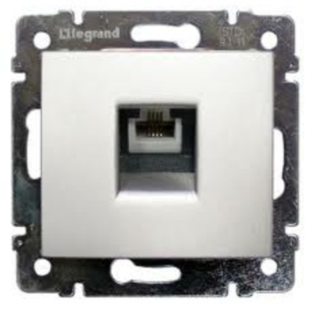 Розетка RJ 45 и телефон Legrand 770141 Valena